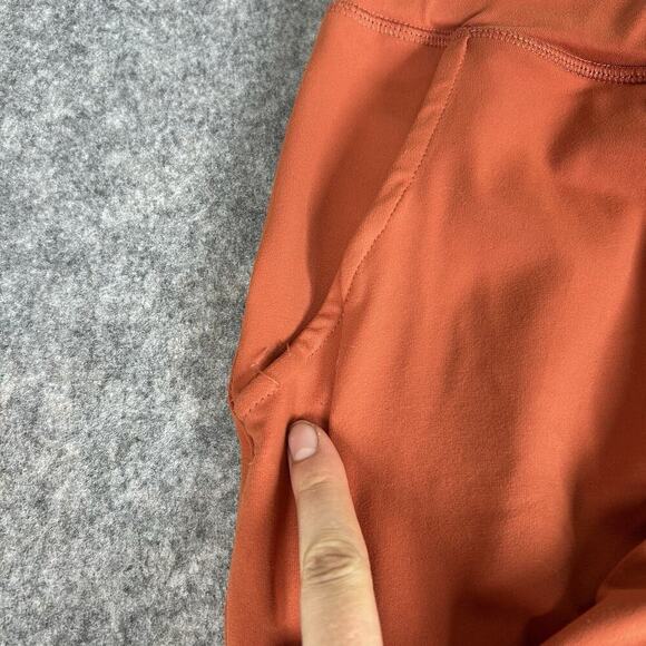 Alphalete Pants Womens Small Burnt Orange Premium V2 Joggers - Picture 5 of 8